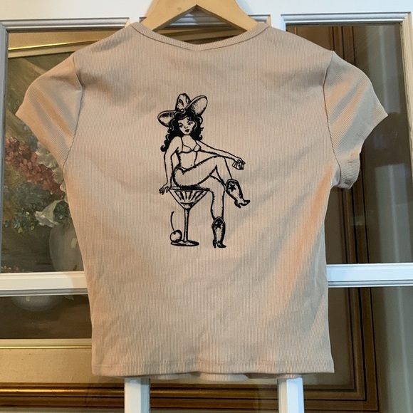 π NWT Reformation Muse Playing Cards Tee - Picture 5 of 6